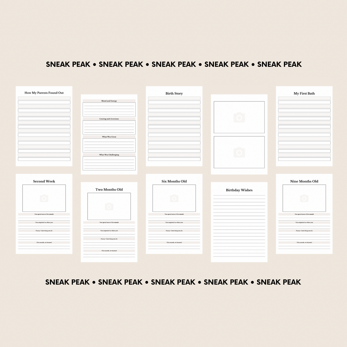 Pregnancy Memory Book